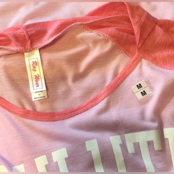 RAG WEAR BEACH HOODIE Women’s Jersey style Lightweight Cotton PINK  Med NWOT - Picture 7 of 7